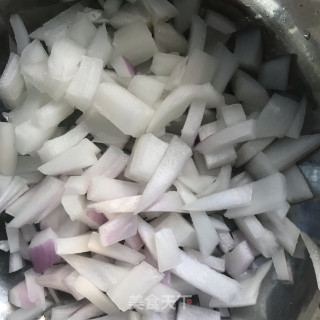 咖喱土豆鸡肉饭的做法步骤：4