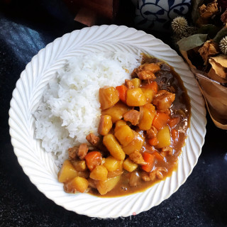 咖喱土豆鸡肉饭的做法步骤：14