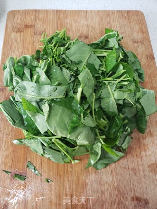 空心菜炒豆腐的做法步骤：3