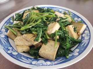 空心菜炒豆腐的做法步骤：6