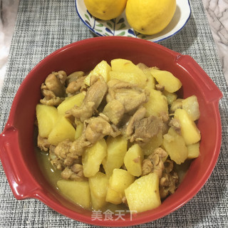 咖喱土豆焖鸡块的做法步骤：9