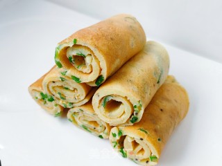 早餐鸡蛋饼的做法步骤：7