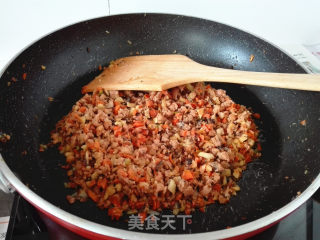 肉末豆腐煎鸡蛋的做法步骤：8