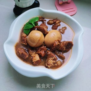 家常炖牛腩的做法步骤：16