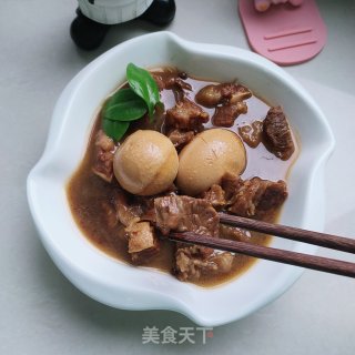 家常炖牛腩的做法步骤：17