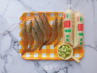 虾仁玉子豆腐的做法步骤：1
