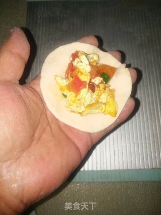 网红番茄鸡蛋水饺的做法步骤：14