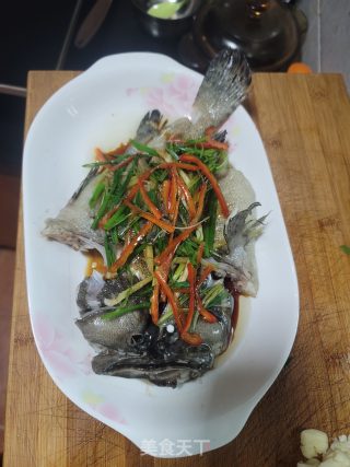 清蒸珍珠斑的做法步骤：7