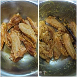 咖喱鸡翅的做法步骤：3