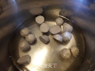 夜香花鱼丸汤的做法步骤：4