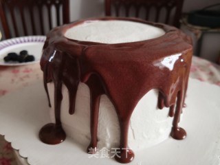 巧克力淋面蛋糕的做法步骤：11