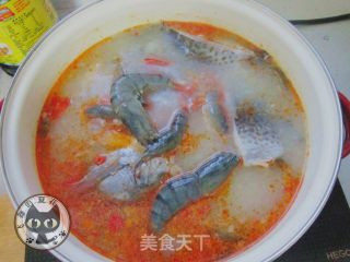 糟粕醋海鲜汤的做法步骤：6