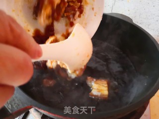 红烧肉炖干豆角的做法步骤：5