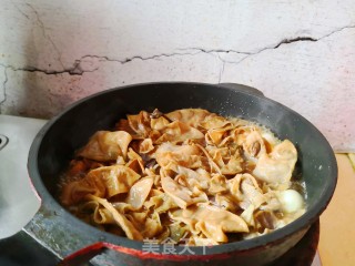 红烧肉炖干豆角的做法步骤：7