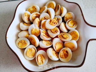 鹌鹑蛋拌苦瓜的做法步骤：7