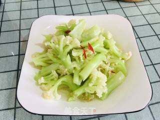 凉拌有机菜花的做法步骤：6