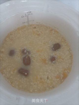 大黄米南瓜红枣燕麦粥的做法步骤：3