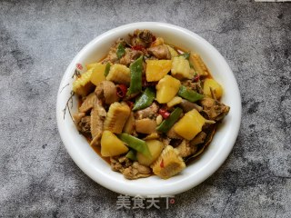 扁豆玉米土豆炖鸡块的做法步骤：17