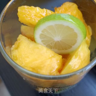 黄桃气泡水的做法步骤：4