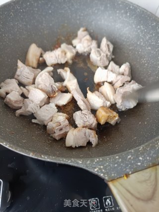 排骨花肉烧笋干的做法步骤：14