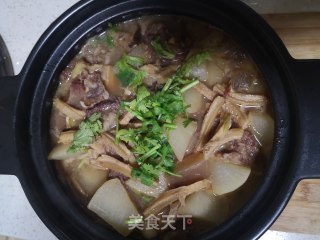 牛杂萝卜锅的做法步骤：20