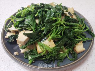 苋菜炒豆腐的做法步骤：6