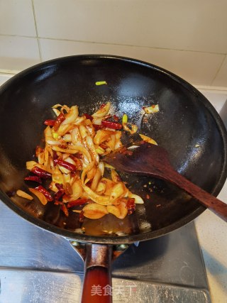 辣炒花甲的做法步骤：4