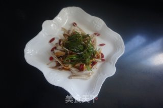 凉拌手撕杏鲍菇的做法步骤：12
