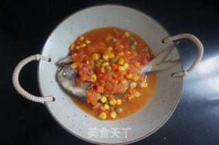 茄汁鲳鱼的做法步骤：14