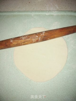 简易版饺子皮馅饼的做法步骤：9