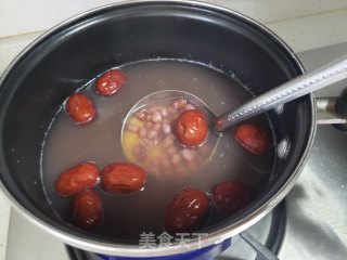 红豆小米粥的做法步骤：6