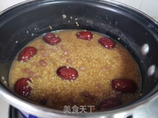 红豆小米粥的做法步骤：8