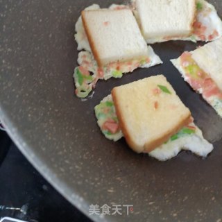 鹅蛋煎吐司的做法步骤：13
