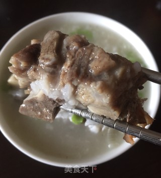 鲜贝烧骨粥的做法步骤：11