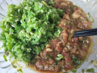 豆角猪肉馅饺子的做法步骤：8