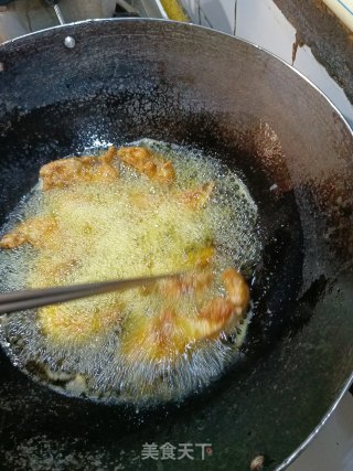 香炸鱼块的做法步骤：4