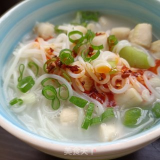 鲜贝丝瓜汤粉的做法步骤：10