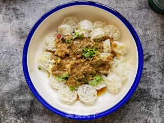 麻酱面藕的做法步骤：7