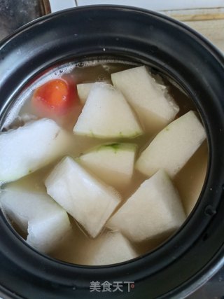 绿豆冬瓜排骨汤的做法步骤：5