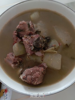 绿豆冬瓜排骨汤的做法步骤：6