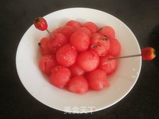 #凉拌菜#糖拌西瓜的做法步骤：5