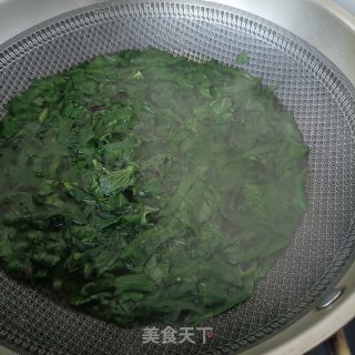 椒香薯叶鹅蛋饼的做法步骤：7