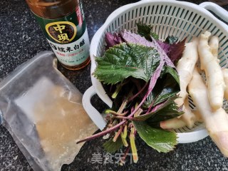 紫苏泡姜的做法步骤：1