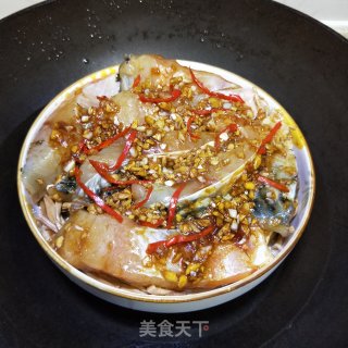 金针菜蒸鱼腩的做法步骤：6