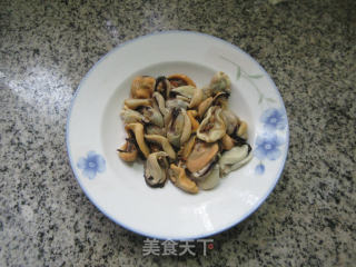 淡菜拌莴笋的做法步骤：2