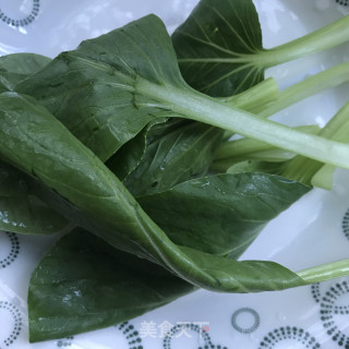 青菜水蒸蛋的做法步骤：2
