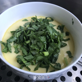 青菜水蒸蛋的做法步骤：6