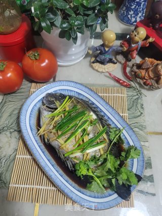 姜葱蒸花泥猛的做法步骤：6