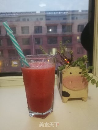 榨西瓜汁的做法步骤：8