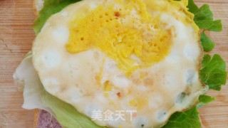 鸡蛋火腿三明治的做法步骤：7
